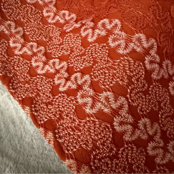 Alya Vibrant burnt orange fitted classic  retro flare dress rockabilly coquette - Picture 3 of 10